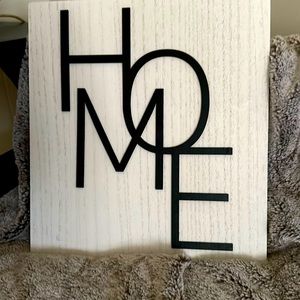 NWT “Home” Decor Sign